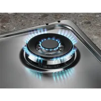 Electrolux KGS64362SX Slim line 4 égős gázfőzőlap WOK égő 4000W Marianne égő 2000W elöl jobb oldali kezelő #7