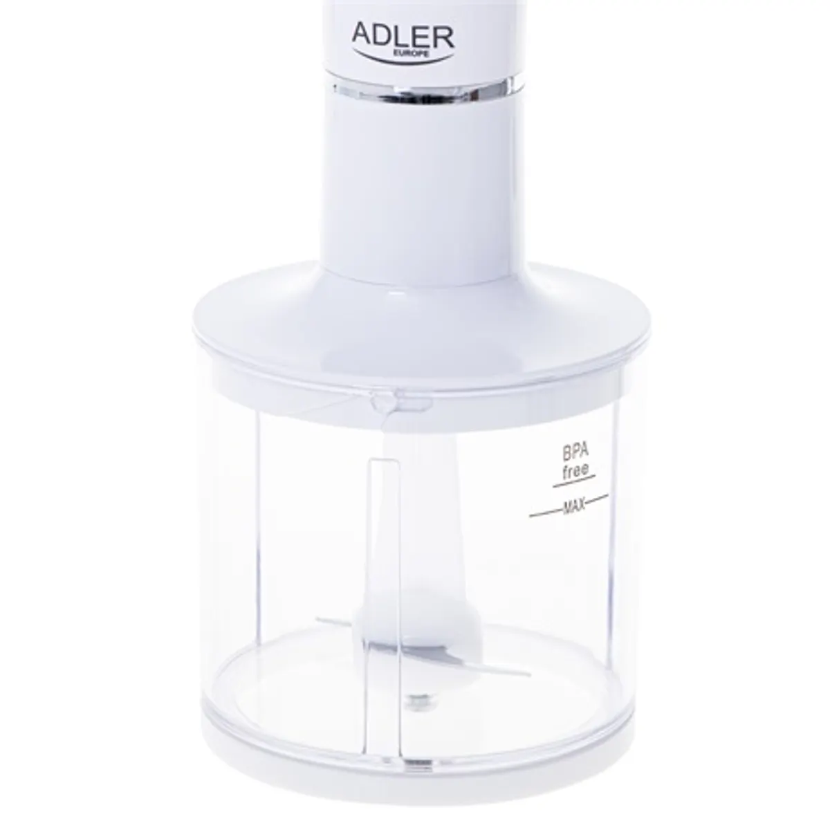 Adler AD4620 botmixer szett 800 W 2 sebesség rozsdamentes pengék 450 ml aprító 750 ml habverő tál #7