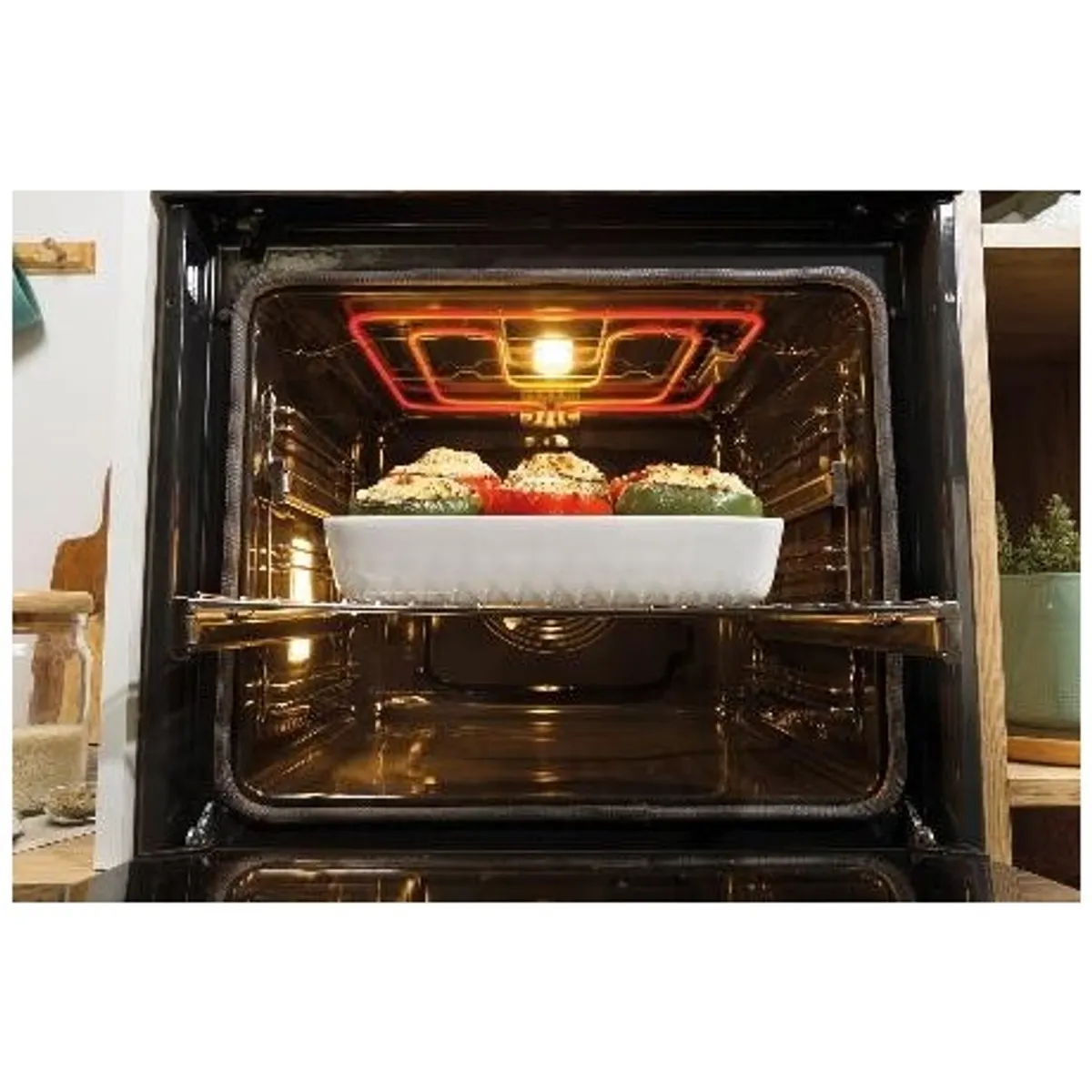 Gorenje BPSA6747A08BG beépíthető sütő fekete APlus 77l 300C #7