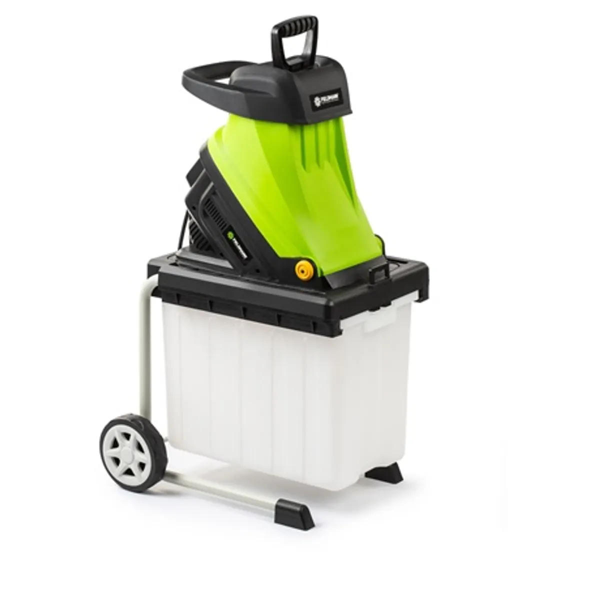Fieldmann FZD 4018-E kerti aprító 2.600 W max 40 mm 40 literes gyűjtődoboz kerekek túlterhelés elleni védelem #1