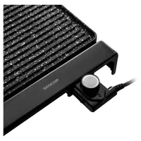 Sencor SBG 108BK asztali grill 2 grillsütőfelület, 47x31 cm, 100-220 C, 2300 W, tapadásmentes, kivehető olajtálca, hőszigetelt fogantyú #4