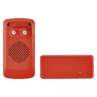 Emos P5750 Vezeték nélküli csengő 230V AC, 433 MHz, 110 dB, 10 dallam, IP44, automatikus párosítás, piros #3