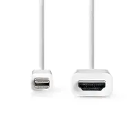 Nedis CCGL37600WT20 mini DisplayPort HDMI kábel 2 m fehér 1080p 60Hz #2