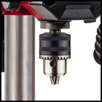 Einhell TC-BD 500 állványos fúrógép 500 W max 9 fokozat 300-2410 min-1 B16 1,5-13 mm mélységütköző 50 mm golyóscsapágyas fúróorsó 45 fokos dönthető asztal #1