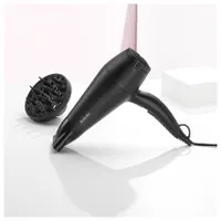 BaByliss D215DE hajszárító 2200W kerámia DC motor 2 fokozat hideglevegő 1,8m kábel diffúzor 13cm szűkítő 18x75mm #4