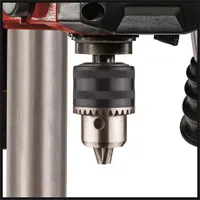 Einhell TC-BD 450 állványos fúrógép ötfokozatú fordulatszám-szabályozás 1.5-13 mm tokmány 50 mm furatmélység forgatható-dönthető munkaasztal #2
