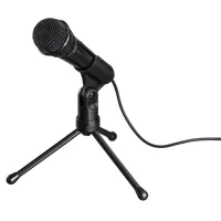 Hama 00139905 MIC-P35 Allround némító funkcióval állvánnyal fekete 3,5 mm jack, 2,5 m #1