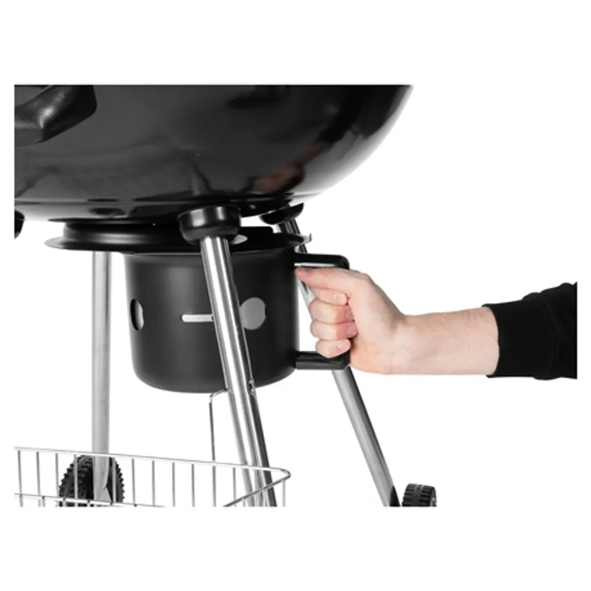 Fieldmann FZG 1004 grill faszenes 54 cm tűztér krómozott grillrács fedél 57x20 cm grillfelület 54 cm átmérő magasság 68 cm #3