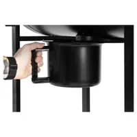 Fieldmann FZG 1004 grill faszenes 54 cm tűztér krómozott grillrács fedél 57x20 cm grillfelület 54 cm átmérő magasság 68 cm #2