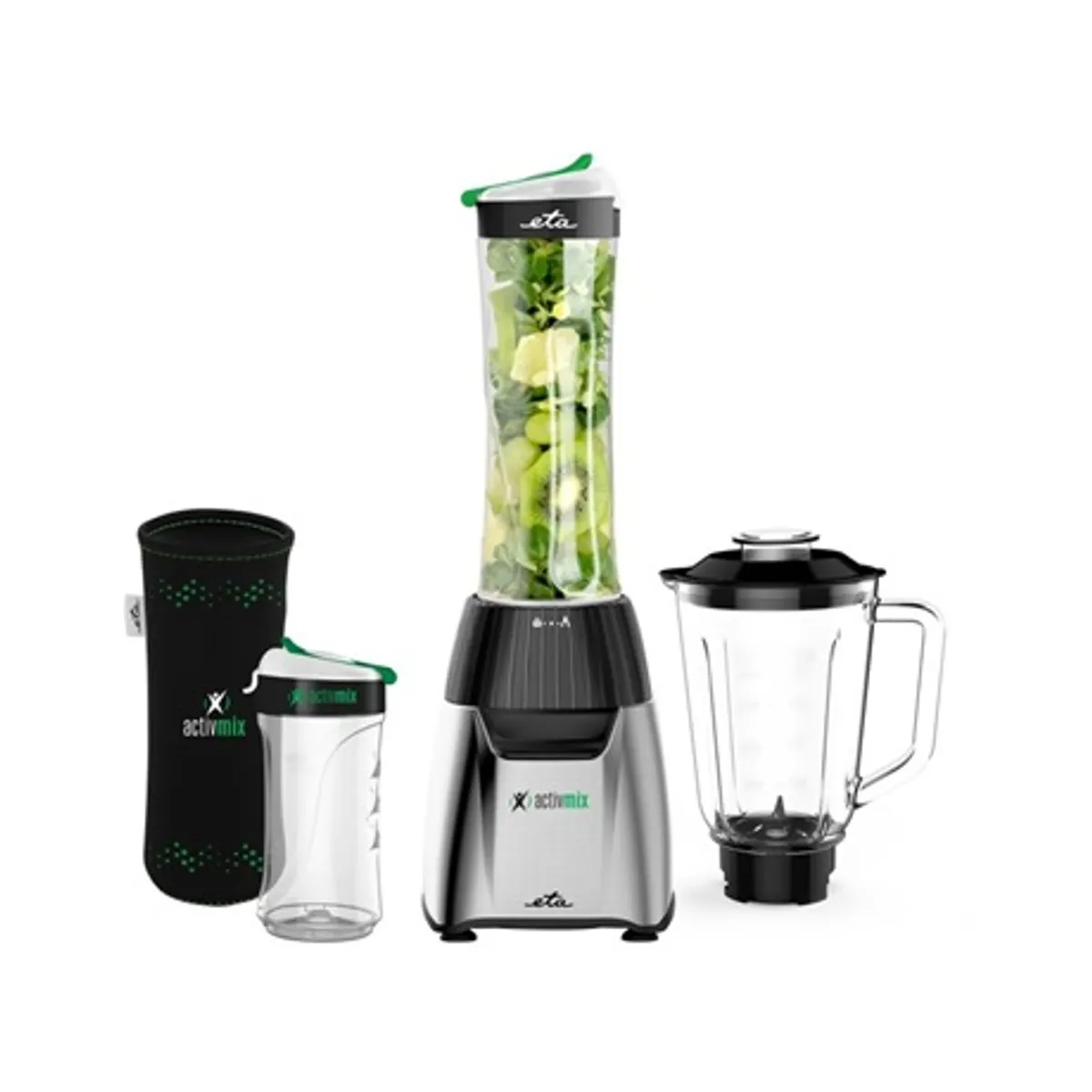 Eta 210390000 Smoothie készítő 0,6 l és 0,3 l edény 350 W rozsdamentes kés BPA-free #1