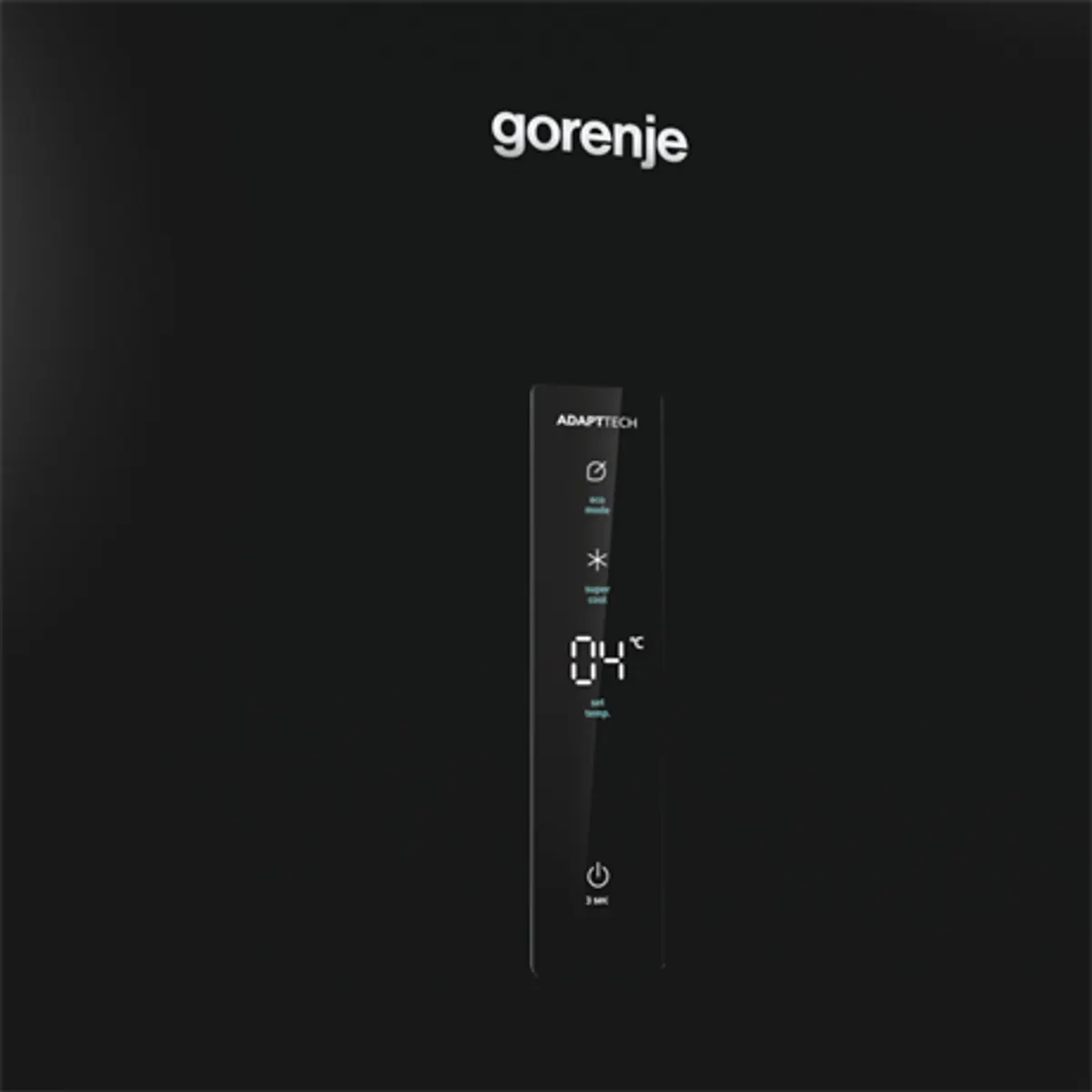 Gorenje R619EABK6 egyajtós hűtő alulfagyasztóval fekete 60 cm szélesség 398 l űrtartalom LED kijelző energiaosztály E #5