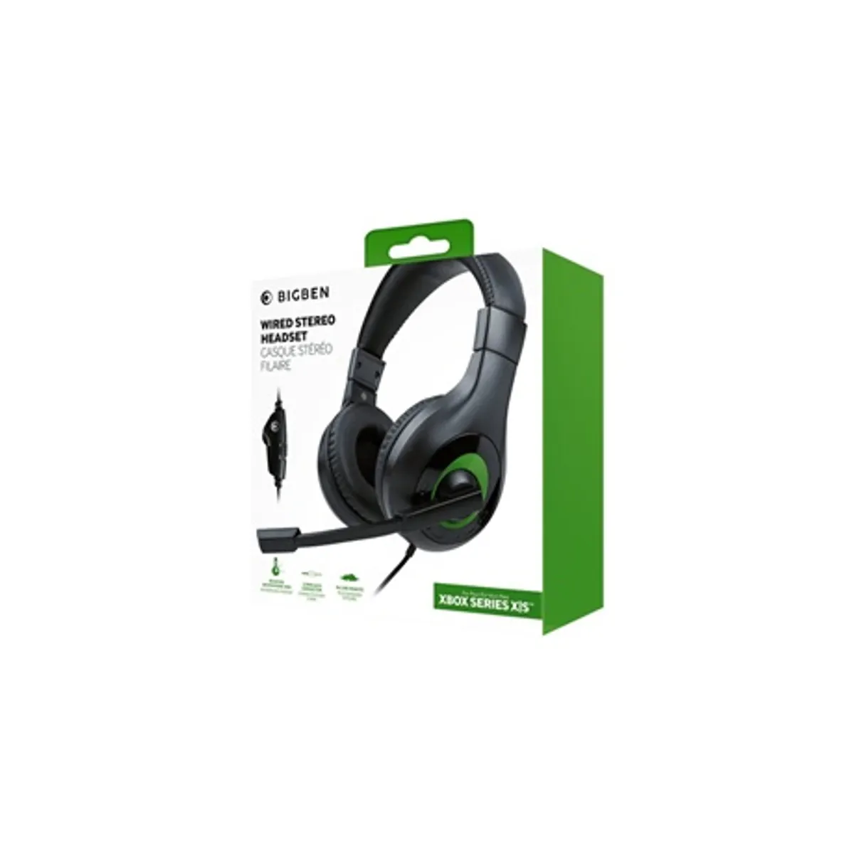 Nacon XBXHEADSETV1 játékos fejhallgató 40 mm hangszóró 3,5 mm jack vezetékes Xbox Series X S PC Mac #1