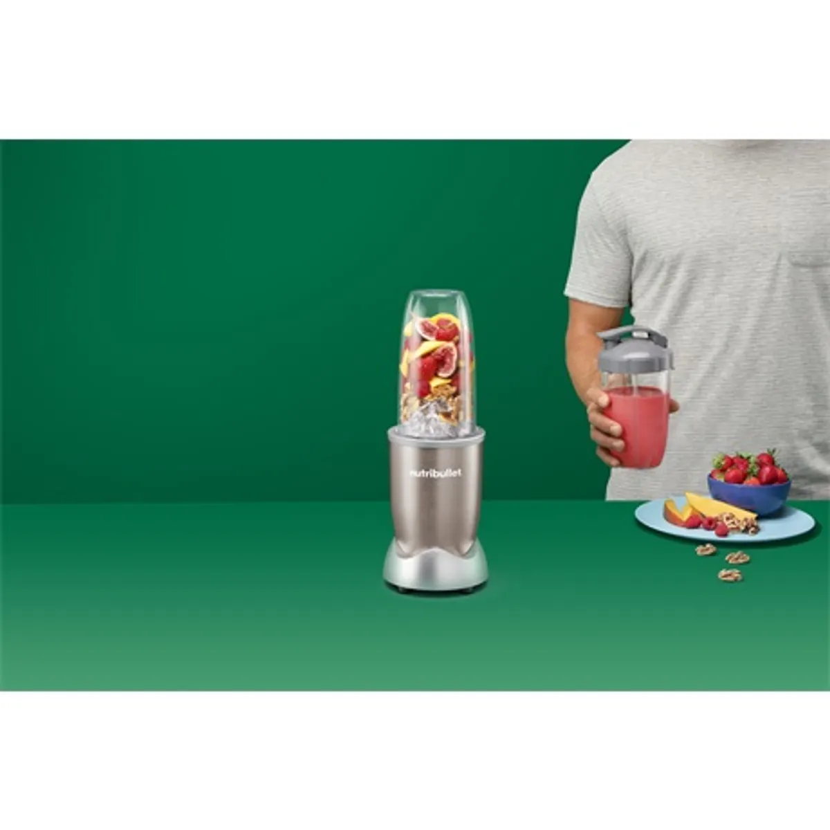 Nutribullet NB907CP NB Pro 900 W rozsdamentes penge Tritan pohár 710 ml és 946 ml #5