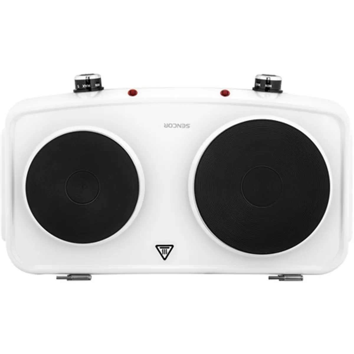 Sencor SCP 2271WH-EUE4 dupla elektromos főzőlap 2 főzőzónás 18 cm és 15 cm 2500 W LED jelzőfény fedél #4