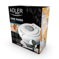 Adler AD3038 ostyasütő fehér 1500W 18 cm sütőlap tapadásmentes felület hőmérsékletszabályozás #2