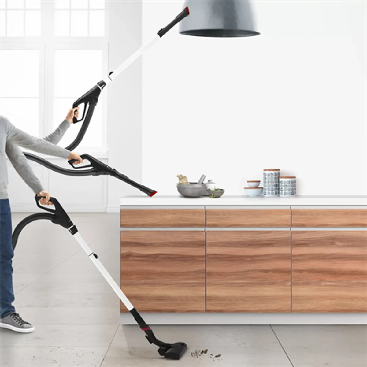 Bosch BGB6SIL1 ProSilence Serie6 porzsákos HEPA H13 távvezérlés 12 m hatótáv automatikus kábelfeltekerés #5