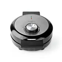 Nedis KAWP100BK gofrisütő szív alakú 19 cm, 1000 W, tapadásmentes bevonat, automatikus hőmérséklet-szabályozás, étel kész jelző, zárrendszer #4