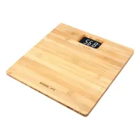 Momert 5877 bambusz felületű személymérleg 180 kg kapacitás, 100 g osztás, precíz mérés, automatikus kikapcsolás, kontrasztos kijelző, túlterhelés jelzés #2