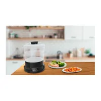 Tefal VC139810 Minicompact ételpároló 2-tálas, 6 L, BPA-mentes, 60 perces időzítő, automatikus kikapcsolás #4