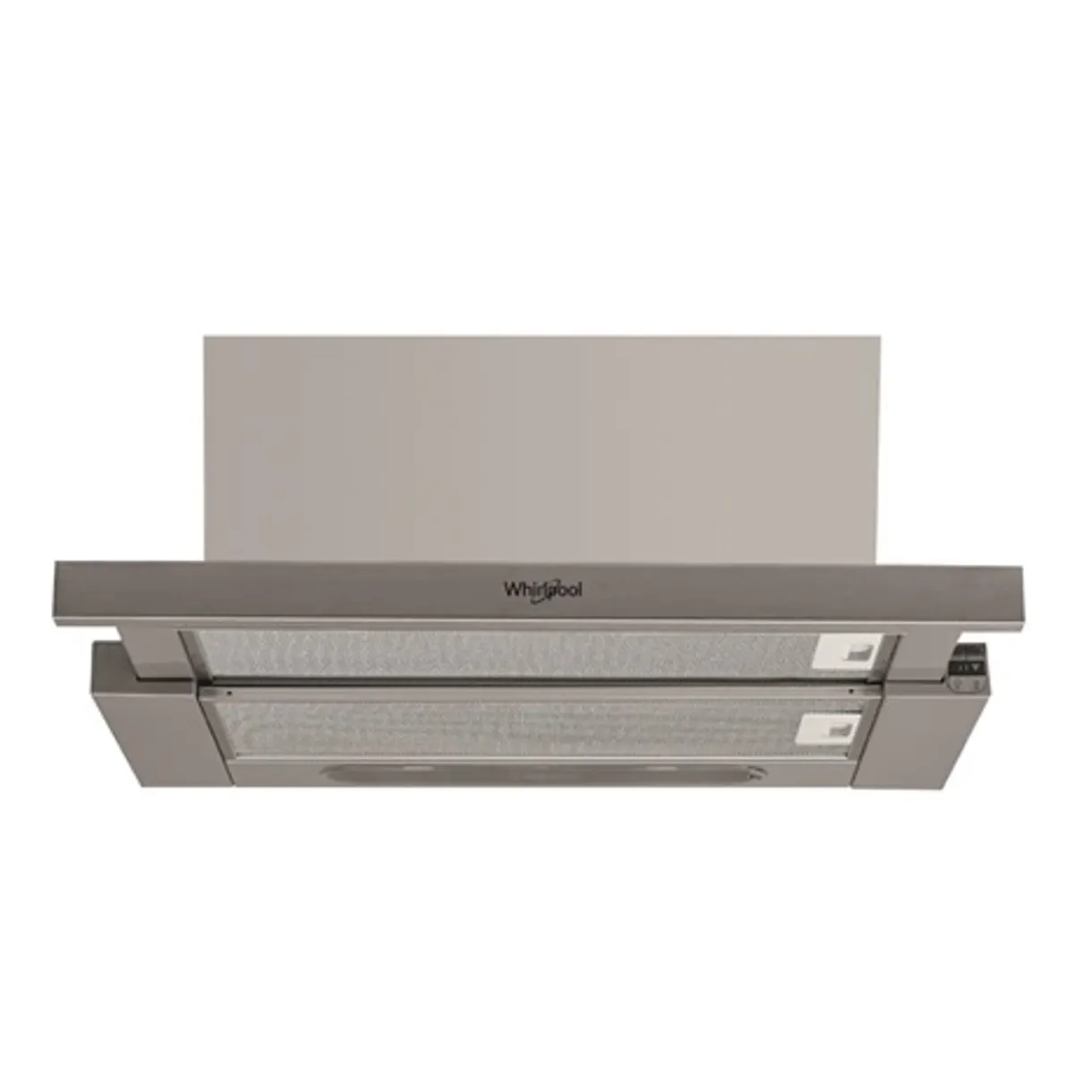 Whirlpool AKR 634 GY/3 Páraelszívó beépíthető 60 cm inox mechanikus nyomógombos 1 motor 3 elszívósebesség max 647 m3h 150 mm kivezetés #1