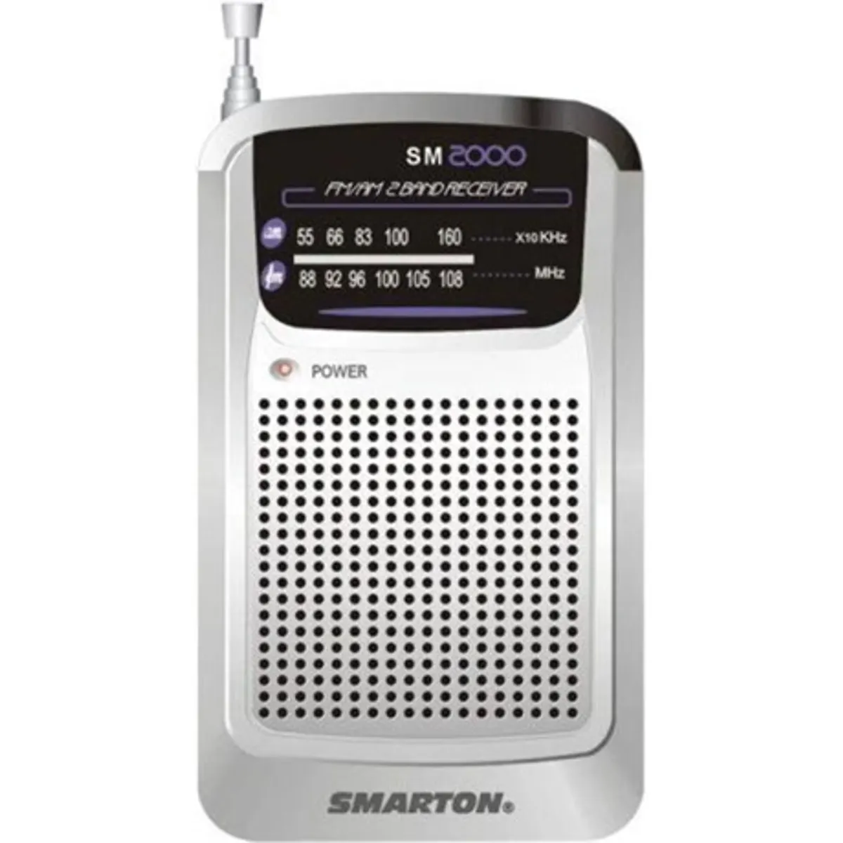Smarton SM 2000 Zsebrádió AM-FM teleszkópos antenna 2x AAA elem 93x56x28 mm #1