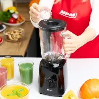 MPM MBL-37 turmixgép 1500 ml üvegkancsó, 2 sebesség + pulzus, jégzúzás, rozsdamentes pengék, fedél hozzáadás közben, csúszásgátló lábak, 500 W #3