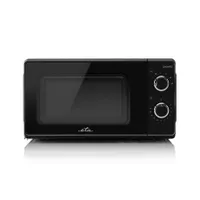 Eta 221090010 Mikrohullámú sütő mechanikus vezérlés 17 l 700 W leolvasztás 6 fokozat 30 perc időzítő ajtónyitásra automatikus leállás belső világítás fekete #2