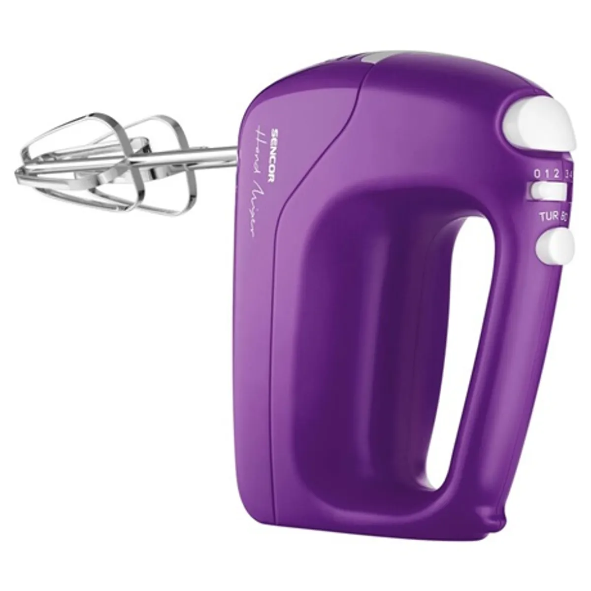 Sencor SHM 5405VT kézi mixer 200 W 5 fokozat Turbo rozsdamentes acél habverő és dagasztókarok #3