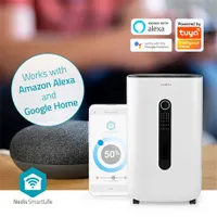 Nedis DEHU20WTW SmartLife páramentesítő 20 liter naponta 6,5 literes tartály higrosztát állítható WiFi alkalmazásvezérlés #6