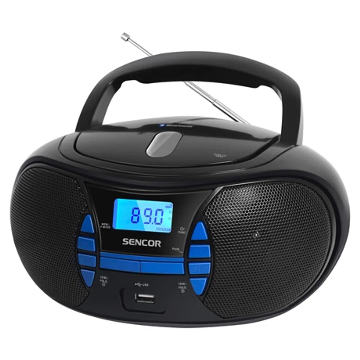 Sencor SPT 2700 BK Boombox Bluetooth USB CD FM 2x1,5 W #1
