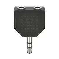 Hama 00205191 FIC 3,5mm sztereo jack elosztóadapter 1 dugó - 2 alj fekete