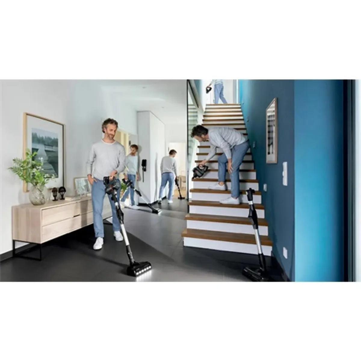 Bosch BBS712A unlimited 7 akkumulátoros porszívó 2x18v 3ah liion allfloor dynamicpower brush led 2in1 kárpitszívó és bútorkefe #8