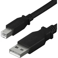 Yenkee YCU 016 BK USB A USB B kábel USB 2.0 3m fekete #1