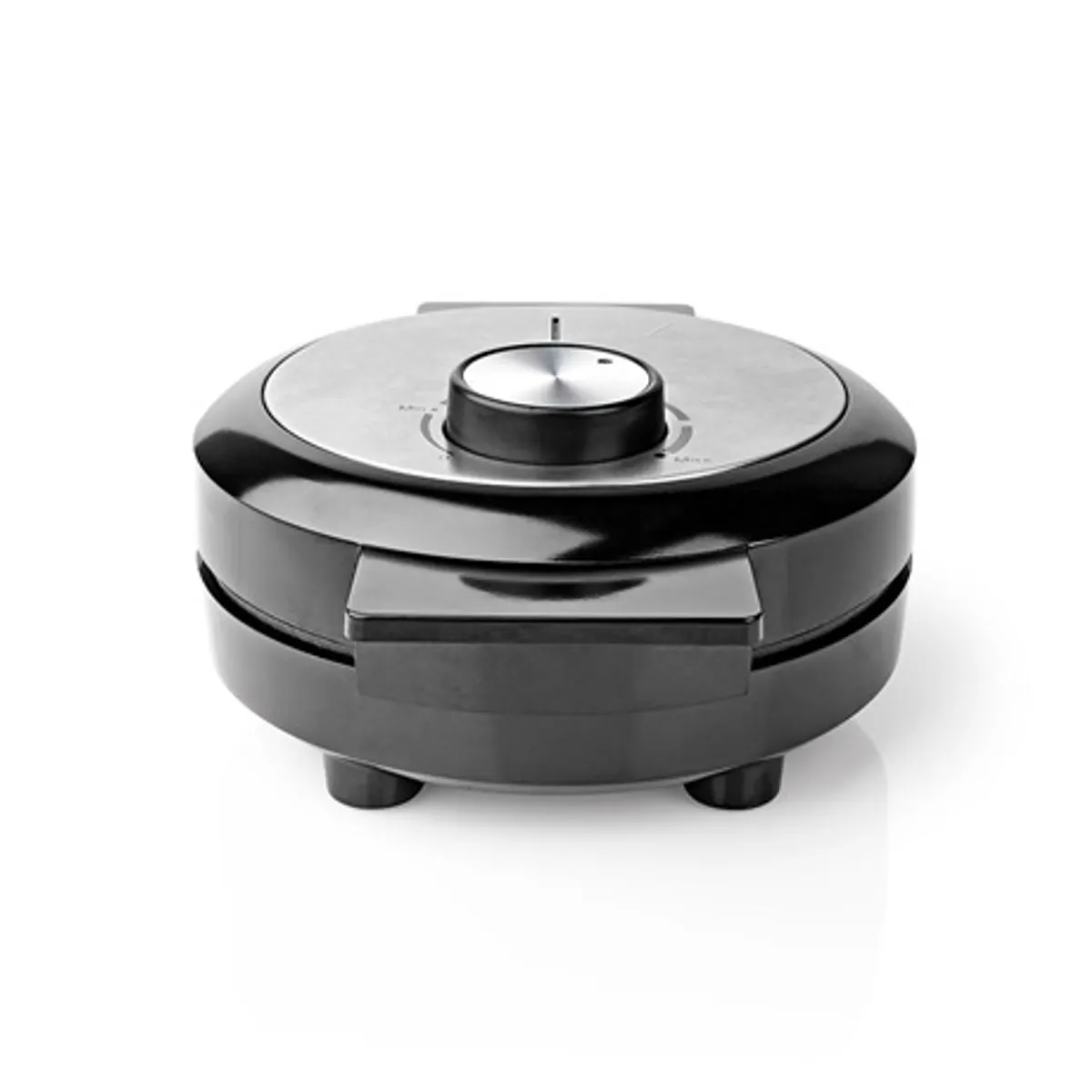 Nedis KAWP100BK gofrisütő szív alakú 19 cm, 1000 W, tapadásmentes bevonat, automatikus hőmérséklet-szabályozás, étel kész jelző, zárrendszer #1