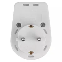 Emos P00262 kapcsolós aljzat 1x 2P és PE Schuko fehér IP20 2300W #3