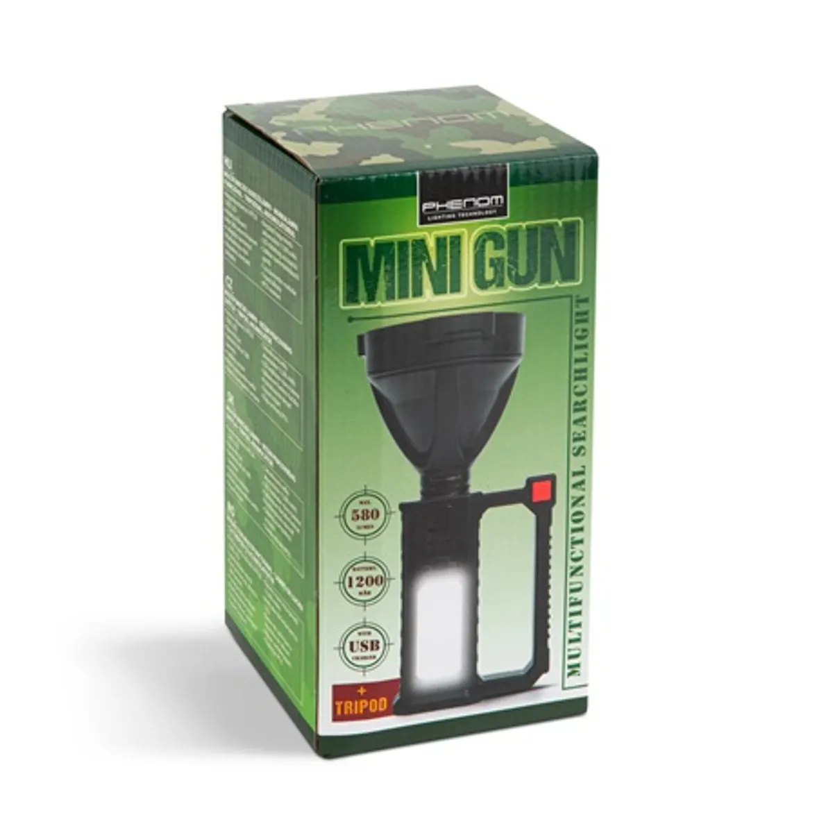 Phenom 18688 keresőlámpa tripoddal, 580 lm XPE50 COB LED, beépített 1200 mAh akkumulátor, IP55, USB töltés #4