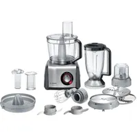 Bosch MC812M844 kompakt konyhai robogép 1250W fekete-szálcsiszolt nemesacél #1