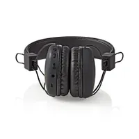 Nedis HPBT1100BK Bluetooth fejhallgató 40 mm meghajtóegység 4.2 32 ohm 6 óra fekete #2