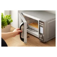 Sencor SMW 6020SS Mikrohullámú sütő 20 L, 700 W mikró, 900 W grill, 9 program, LED panel, rozsdamentes külső, zománcozott belső, 245 mm forgótányér #3