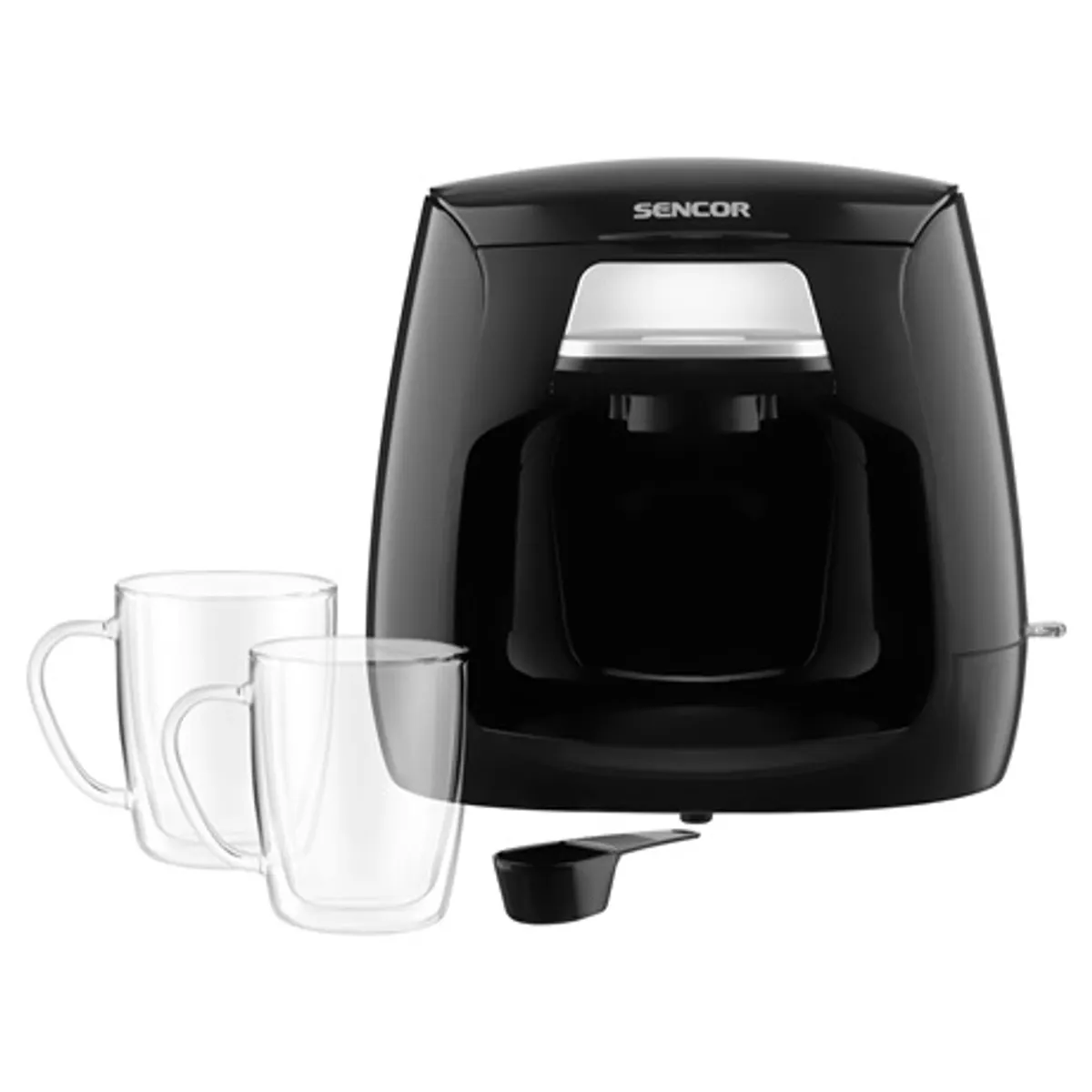 Sencor SCE 2100BK Kávéfőző filteres 0,3 l tartály két fúvóka #2
