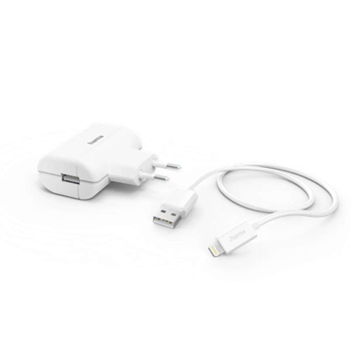 Hama 00201619 USB töltő Lightning fehér 12W 5V 2,4A 1 m USB-A kábel mellékelve #2