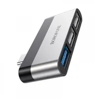 Borofone DH1 3 portos USB-A hub USB-C bemenettel