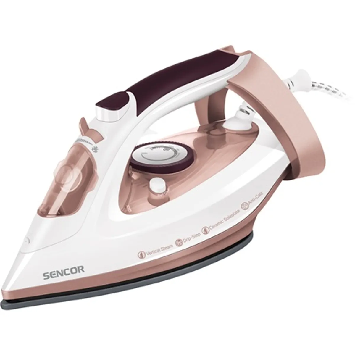 Sencor SSI 3520RS vasaló gőzölős kerámia vasaló felület 280 ml 3100 W #1