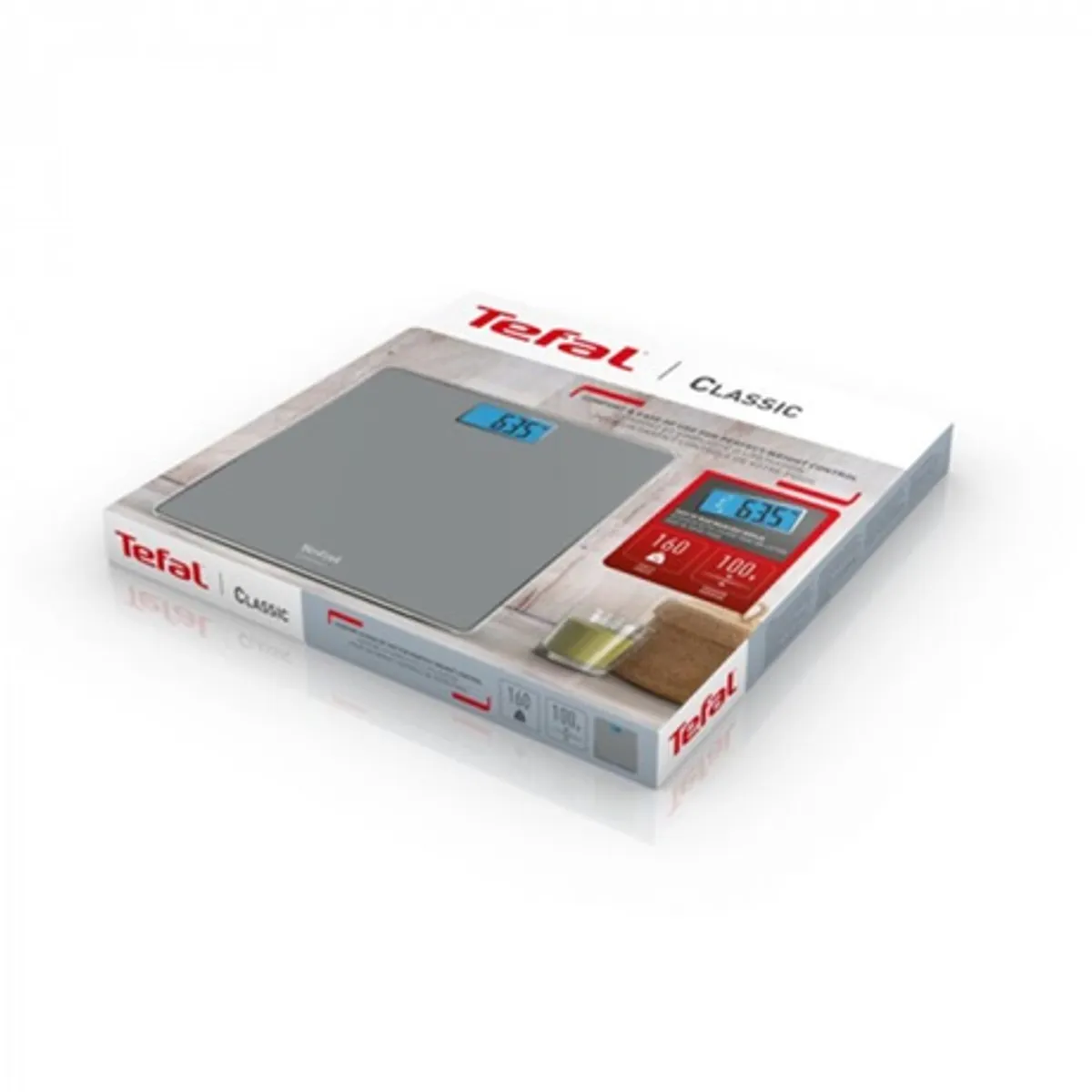 Tefal PP1500V0 Classic személymérleg 160 kg 100 g lépték, nagy kijelző, edzett üveg, automatikus ki-bekapcsolás #3