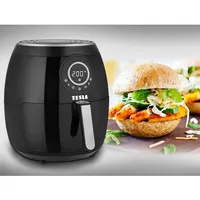 Tesla Q50XL FEKETE AirCook Q50 XL 8 programok Heat2Flow 3,8 l digitális érintőpanel automatikus kikapcsolás #8