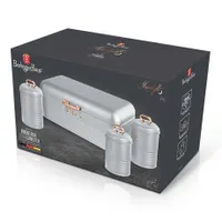 Berlinger Haus BH/6755 Moonlight kenyértartó 3 részes tároló szett rozsdamentes acél szürke-rose gold #3