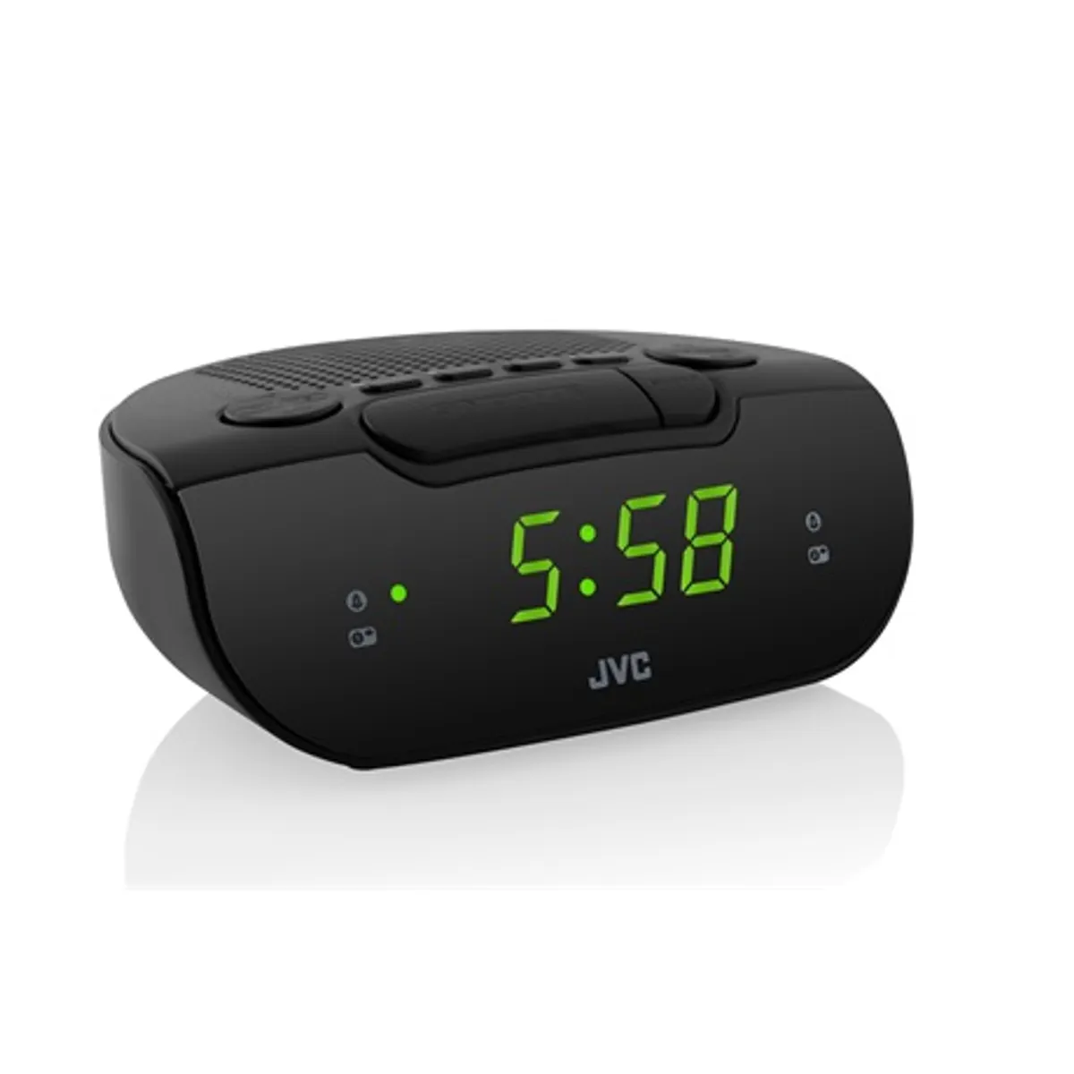 Jvc RAE111B Rádiós ébresztőóra, FM és AM tuner, 10 memóriahely, két ébresztési mód, Sleep, Snooze, LED kijelző 16 mm, hálózati 230 V, 2 db AAA tartalék elem #2