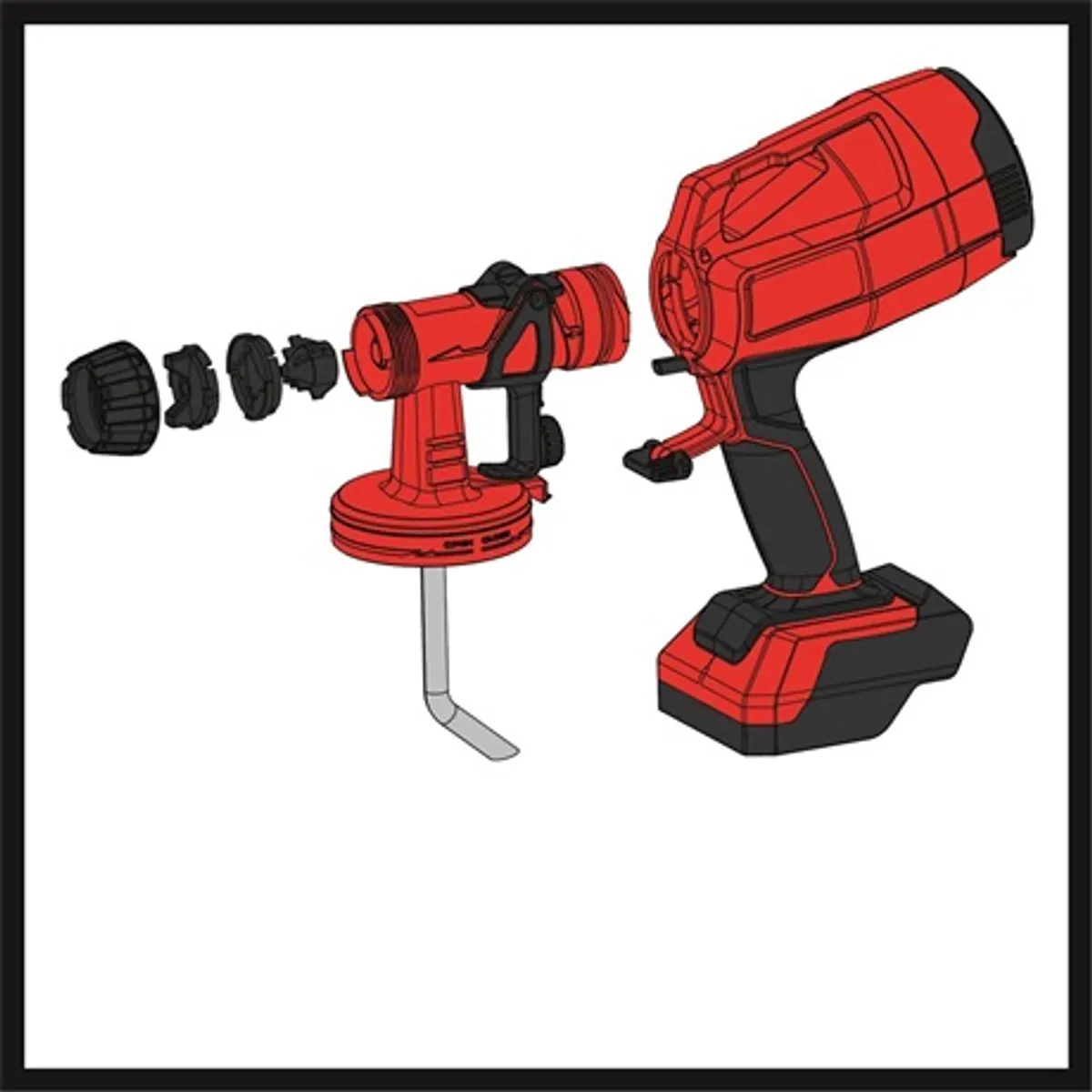 Einhell TC-SY 18/60 LI - SOLO Power X-Change akkus festékszóró pisztoly #3