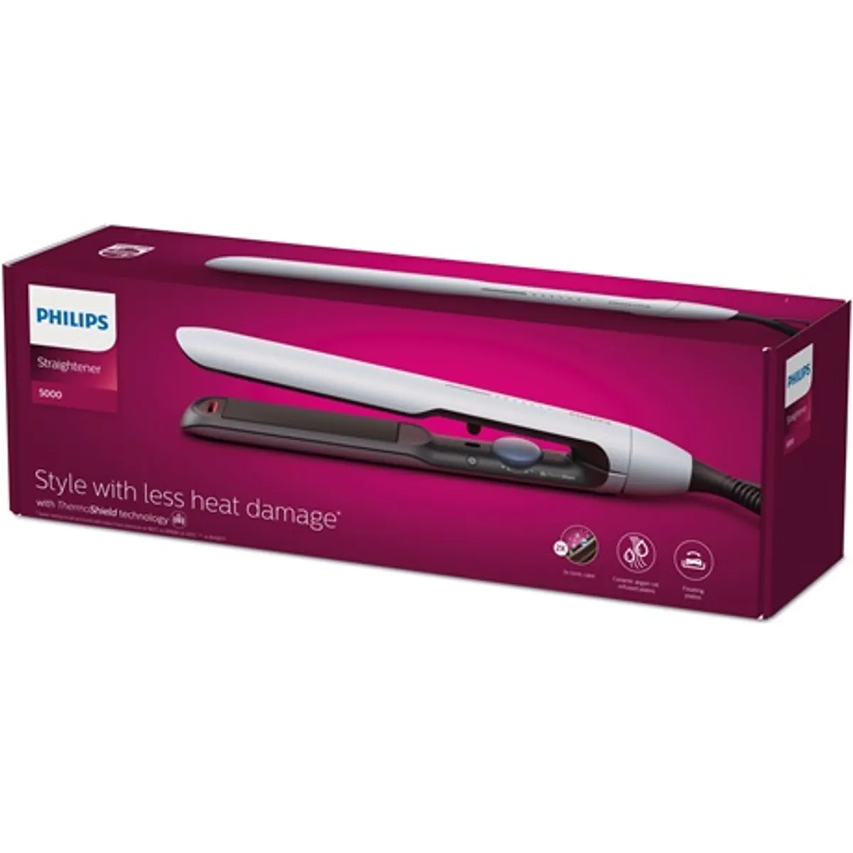Philips BHS520/00 5000 Series hajegyenesítő világos égszínkék #4