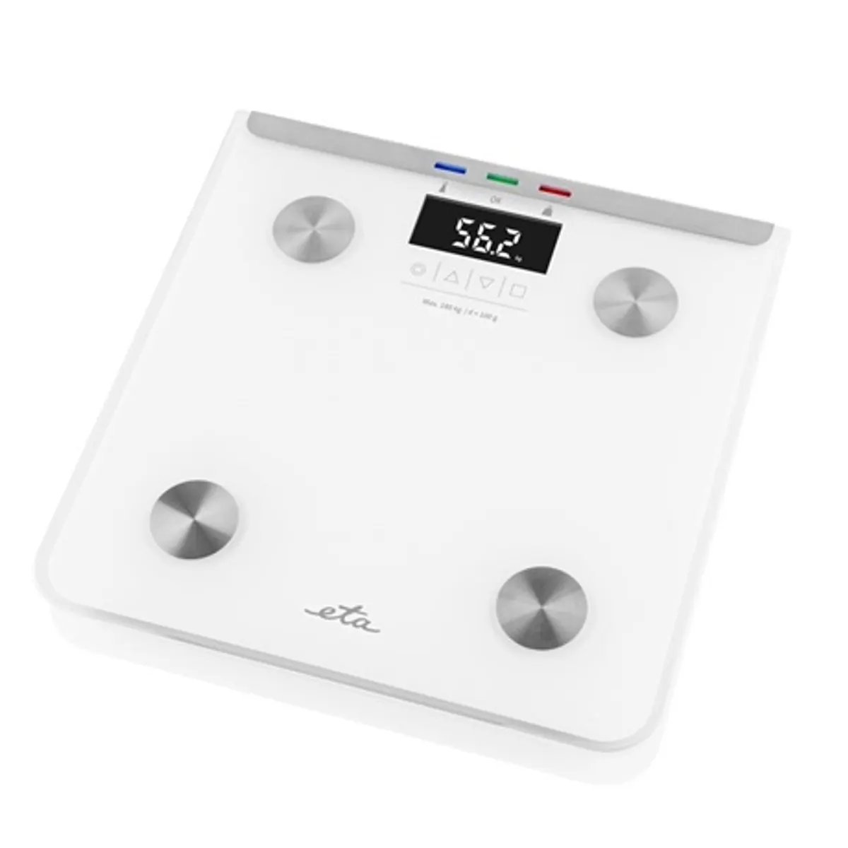 Eta 078190000 Mérleg személy 180 kg 100 g testzsír bmi kcal érintőképernyő 10 felhasználó 3 db elemek #1